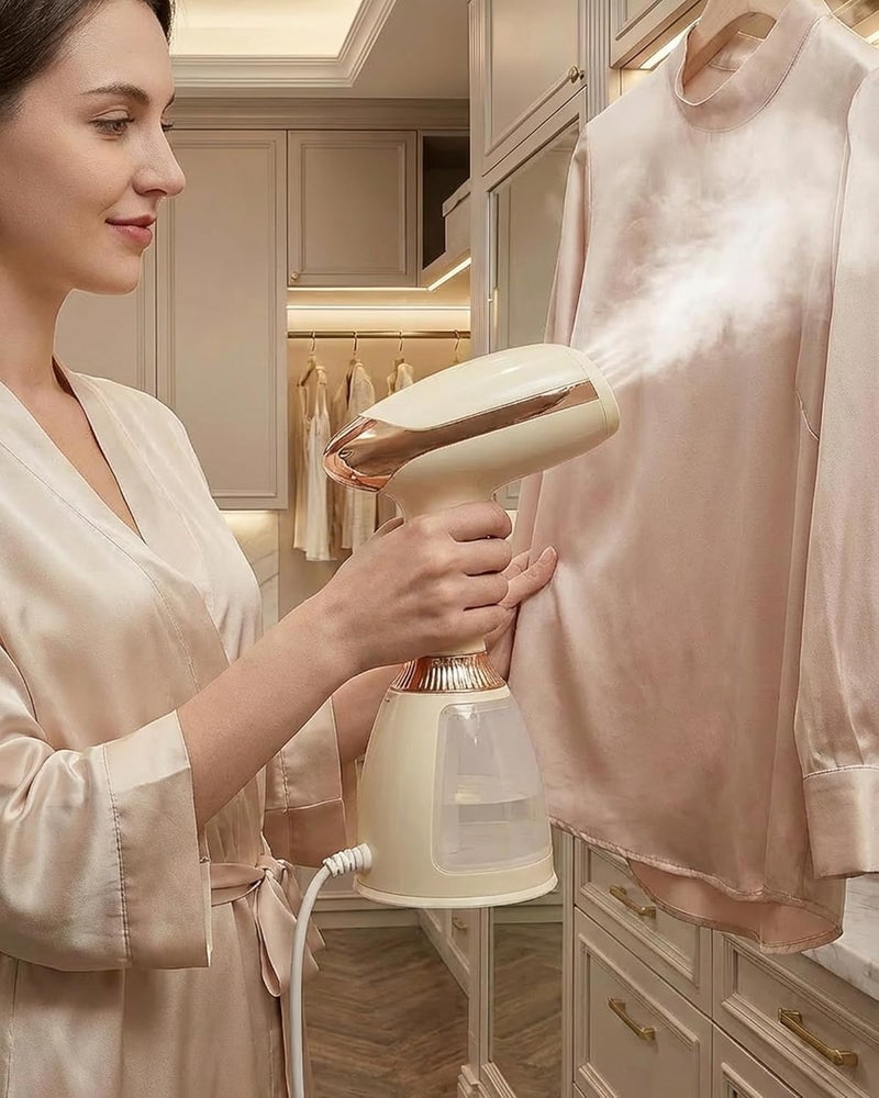 ALLESM 1500W Garment Steamer, 3 Steam Levels LED Display Clothes Steamer 15s Fast Heat Handheld Garment Steamer, Steamer for Clothes Portable Handheld Steamer, 280ml Tank Auto Shut Off for Home & Travel - Image 1
