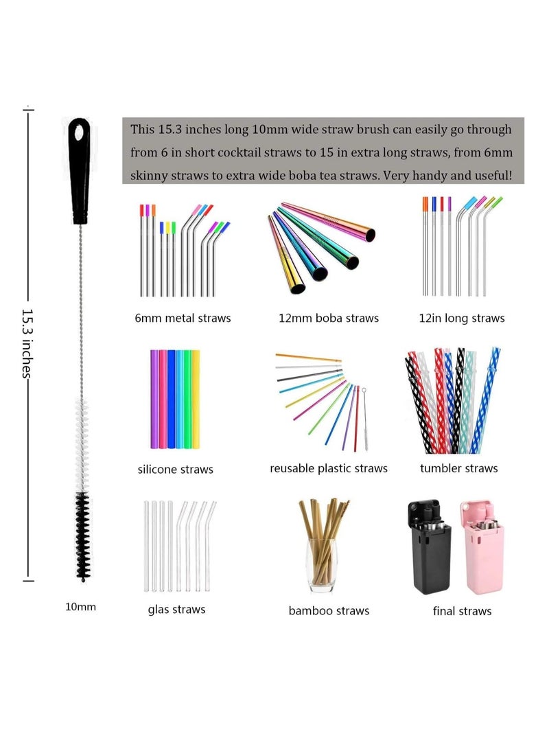 MIXDE 8-Pack Bottle Cleaning Brush Set Multipurpose Brush Head Dishwasher Safe Bottle Brush for Washing Narrow Wine/Beer Bottles/Thermos/Flask Tumbler/Sport Well/Kettle/Lid Brush, Straw Brush - Image 4