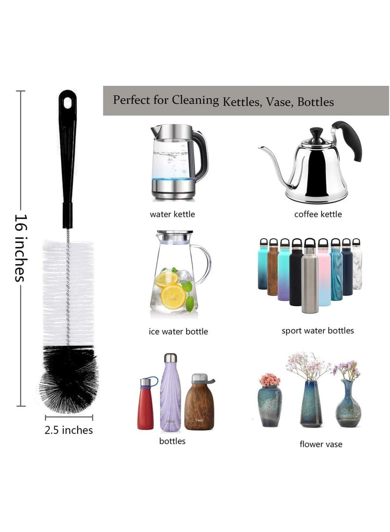 MIXDE 8-Pack Bottle Cleaning Brush Set Multipurpose Brush Head Dishwasher Safe Bottle Brush for Washing Narrow Wine/Beer Bottles/Thermos/Flask Tumbler/Sport Well/Kettle/Lid Brush, Straw Brush - Image 3
