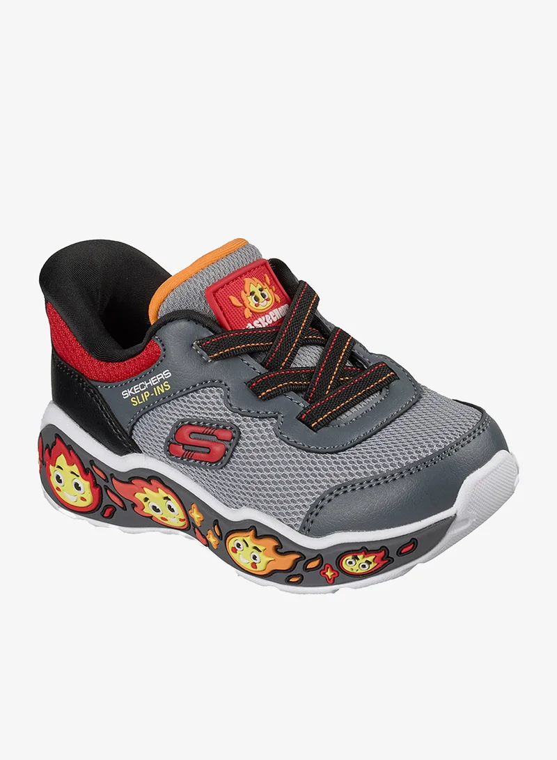 Skechers CHARCOAL RED Infant Play Scene for Men | Best Price UAE
