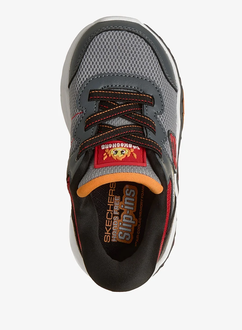 Skechers CHARCOAL RED Infant Play Scene for Men | Best Price UAE
