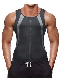 Spall Men Sweat Vest Waist Trainer Body Shaper Hot Neoprene Sport Fitness Gym Workout Sauna Tank Top  - Image 1