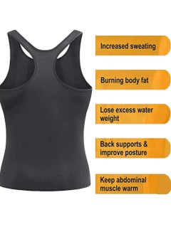 Spall Men Sweat Vest Waist Trainer Body Shaper Hot Neoprene Sport Fitness Gym Workout Sauna Tank Top  - Image 5