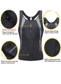Spall Men Sweat Vest Waist Trainer Body Shaper Hot Neoprene Sport Fitness Gym Workout Sauna Tank Top  - Image 4