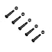 Minho Brake Lever Fastening Bolts with Lock Nuts Phillips Head Carbon Steel for Motorcycle Scooter Moped Brake Levers Pack of 5 - Image 2