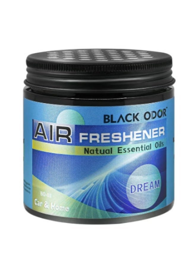 رائحة سوداء معطر جو للسيارة من DREAM رائحة سوداء 180 جرام من الزيوت العطرية الطبيعية معطر جو للسيارة والمنزل BO03 - Image 2