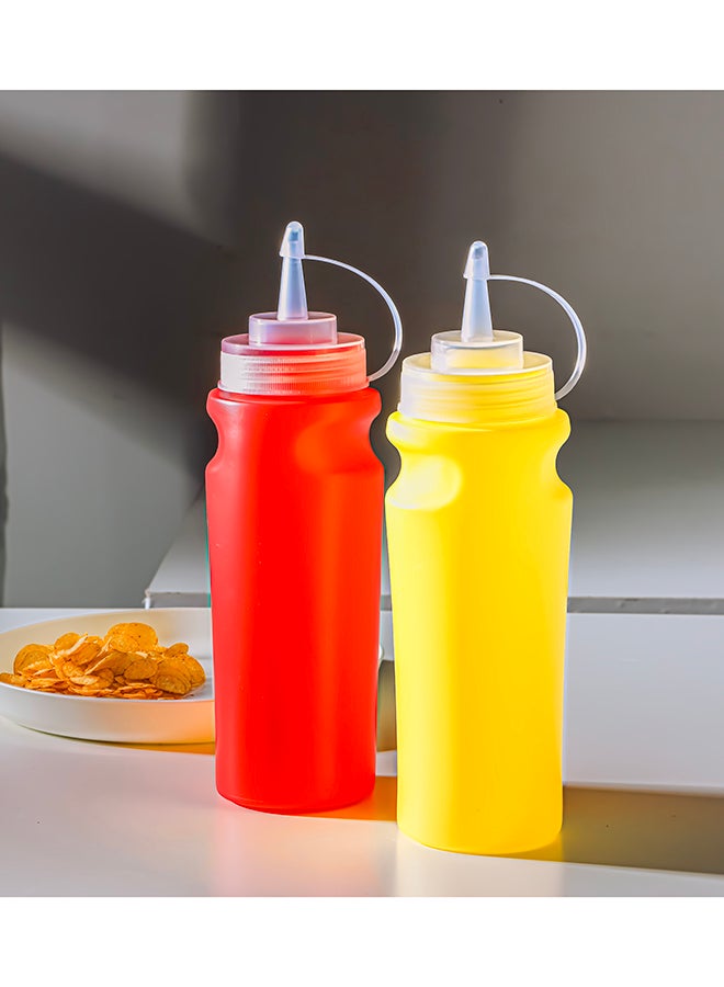 Royalford Ketchup Bottle, 2Pcs 560ml Red and Yellow Bottle, RF10728 Sauce Bottles with Cap Dispensers for Home Ketchup, Mustard, Mayo, Dressings, Olive Oil, Hot Sauce, BBQ Sauce Multicolor - Image 5