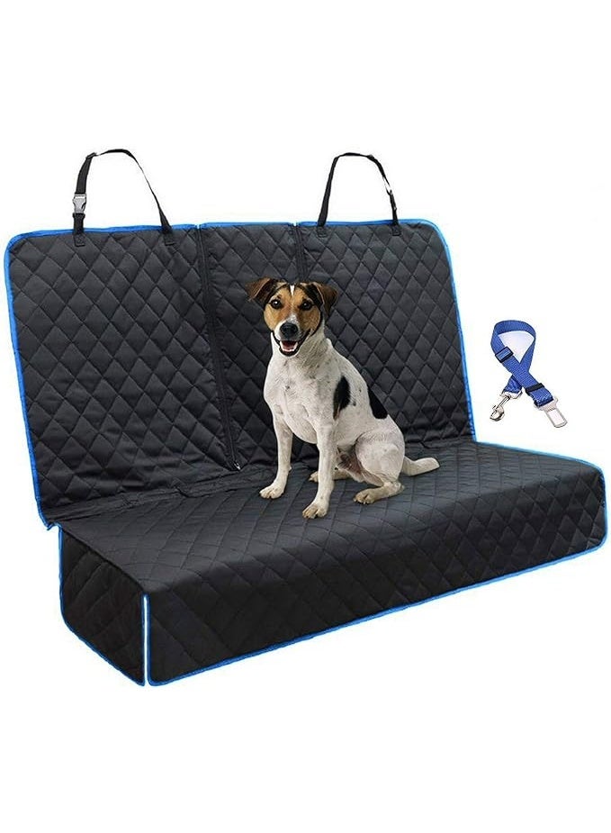 Luxury Dog Car Seat Cover with Seat Belt and Nonslip Design, Heavy Duty Waterproof Fabric for Most Vehicles. - Image 1