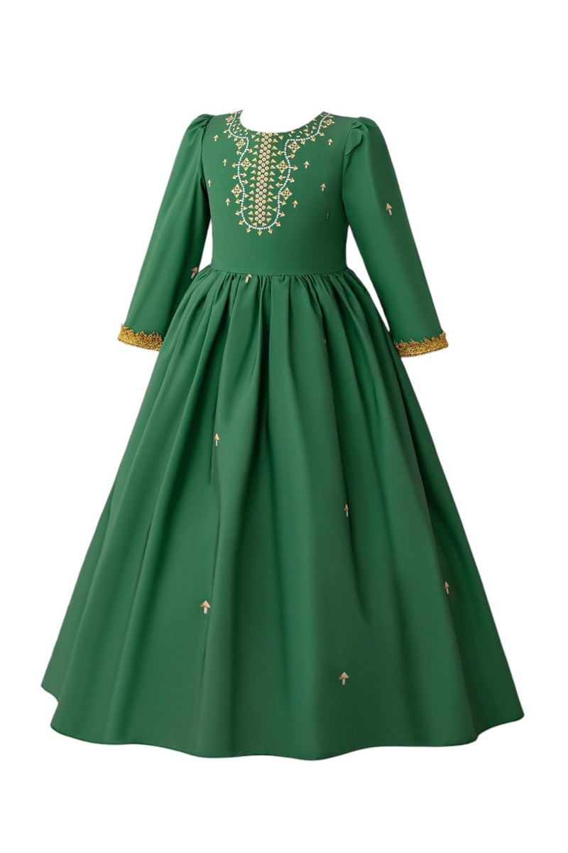 D'Daniela Embroidered Longsleeve Dress - Image 2