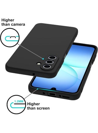 جراب Samsung Galaxy A17، غطاء سيليكون سائل مع بطانة من الألياف الدقيقة لهاتف Galaxy A17، غطاء واقٍ مضاد لبصمات الأصابع لهاتف Samsung Galaxy A17 4G/5G - view 2