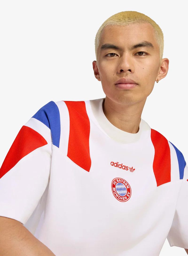 Adidas WHITE/RED/SELUBL FC Bayern EQT T-Shirt for Men | Best Price UAE
