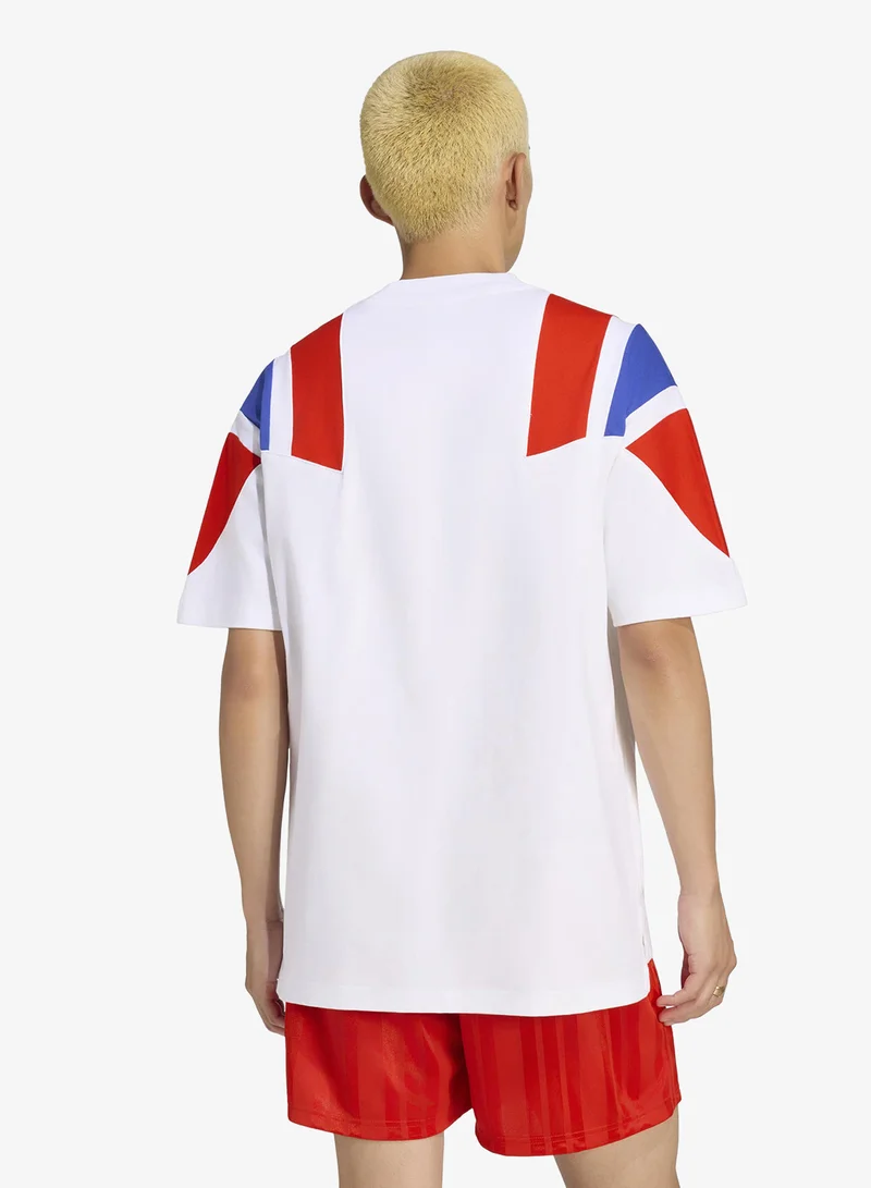 Adidas WHITE/RED/SELUBL FC Bayern EQT T-Shirt for Men | Best Price UAE