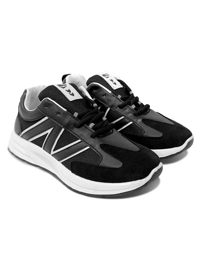 now Stylish sports shoes, model D27 featuring a modern design that combines suede and mesh materials for lasting comfort and style - Image 1