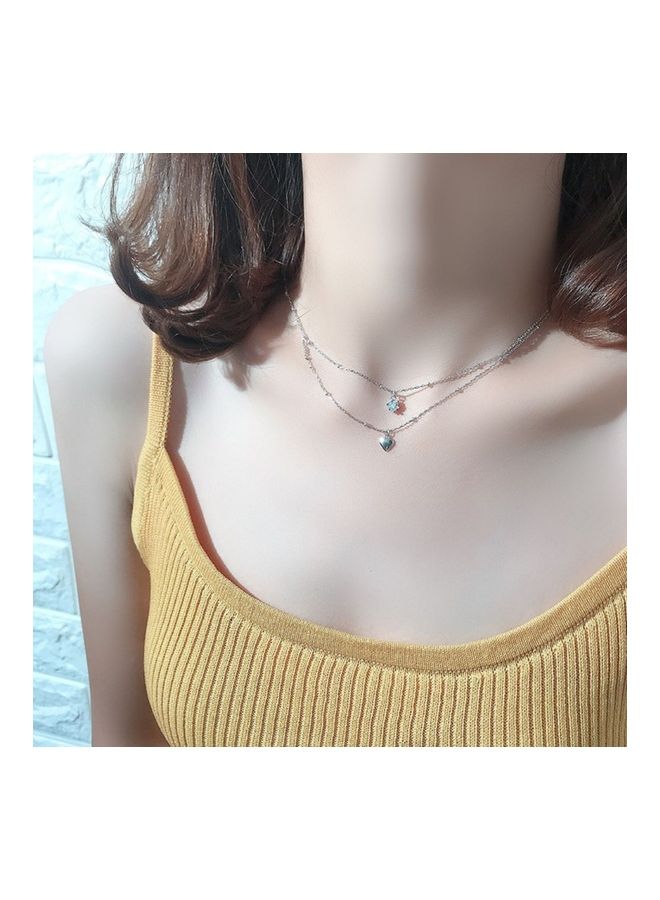 بيرفيي قلادة من الفضة الاسترلينية S925 مرصعة بالكريستال - Image 4