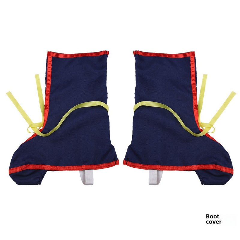 Kids Goku Costume Halloween Cosplay Boots-M (clothes 130-150) 