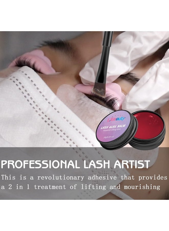 Libeauty - Lash Lift Kit With New Glue Balm Lash Perm Kit Korea For Eyelash Curling And Brow Lamination Complete Tools Diy Set Easy For Beginner Use At Salon & Home (Pink) - Image 1