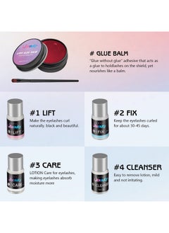 Libeauty Lash Lift Kit With New Glue Balm Lash Perm Kit Korea For Eyelash Curling And Brow Lamination Complete Tools Diy Set Easy For Beginner Use At Salon & Home (Pink)  - Image 4