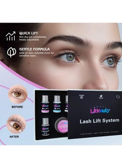 Libeauty Lash Lift Kit With New Glue Balm Lash Perm Kit Korea For Eyelash Curling And Brow Lamination Complete Tools Diy Set Easy For Beginner Use At Salon & Home (Pink)  - Image 3