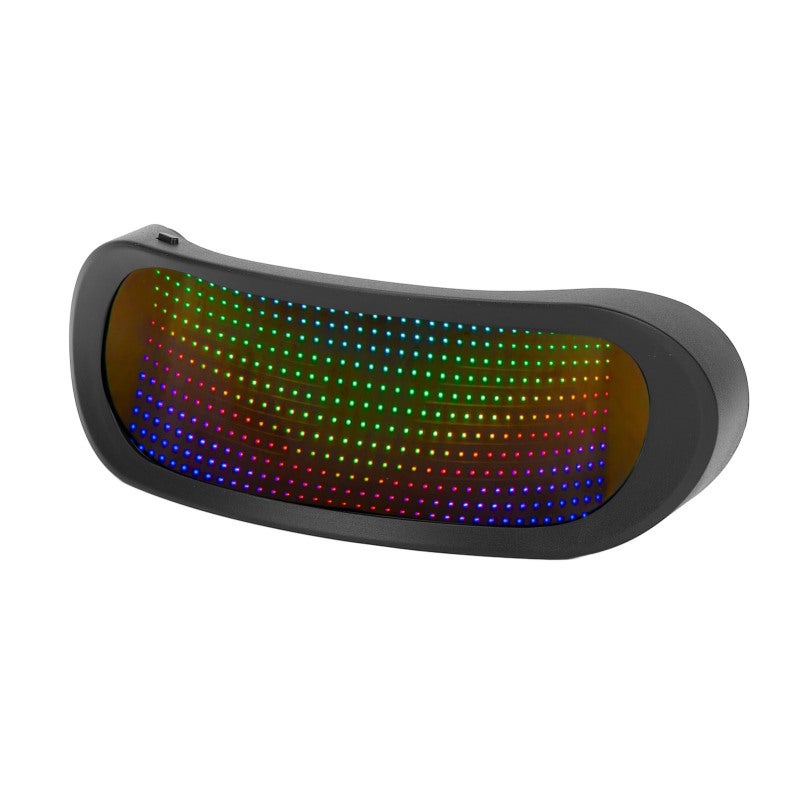 Led Light Up Glasses: Frameless Design, App Control, Programmable Full Color Display - 5 Hours Battery Life, Comfort Fit, Safe Cold Light Source for Parties, Cosplay, Music Festivals - Image 2