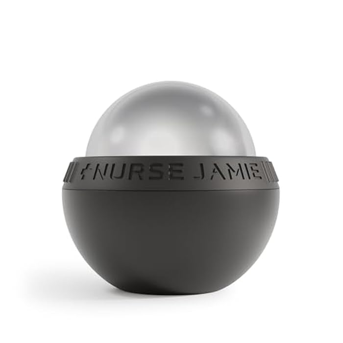 Nurse Jamie Super-Cryo Massaging Orb – Stainless Steel Roller for Face & Body – Long-Lasting Cooling & Warming Therapy for Circulation, Recovery & Tension Relief - Image 1