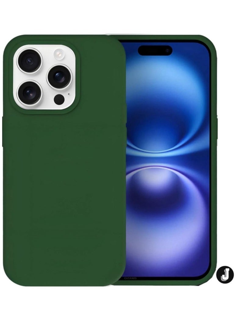 JAJEEK "NEW Liquid Silicone Case for iPhone 16 Pro - Ultra Slim Design with Soft Microfiber Lining & Drop Protection" - Image 1
