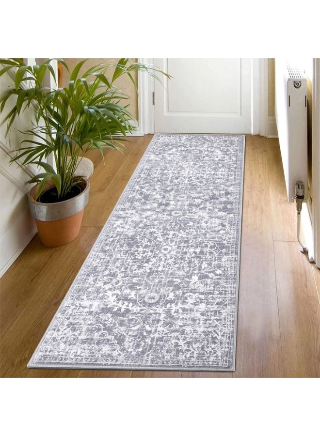 Retro Persian style living room coffee table bedroom carpet - anti slip, stain resistant, easy to clean, washable, soft and comfortable area carpet - Image 4