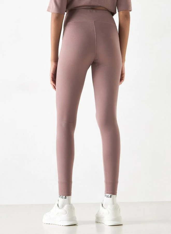 Kappa Kappa Logo Print Leggings with Elasticated Waistband