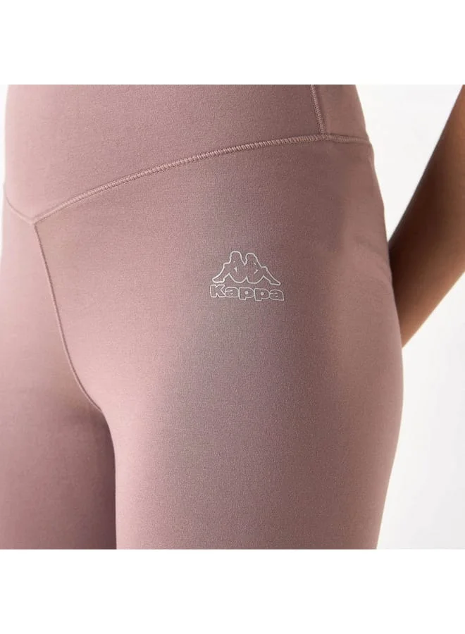 Kappa Kappa Logo Print Leggings with Elasticated Waistband