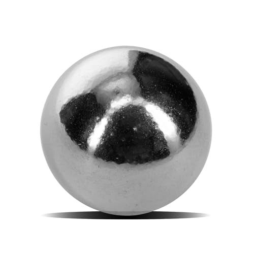 WE Games Replacement Steel Ball for Shoot The Moon Game & Pinball - 1.06 Inch (26.92 mm) Steel Balls, Metal Balls for Table Top Games, Replacement Pieces for Arcade Games - Image 1