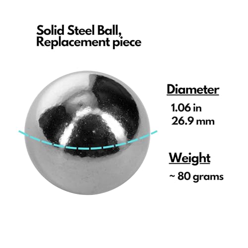 WE Games Replacement Steel Ball for Shoot The Moon Game & Pinball - 1.06 Inch (26.92 mm) Steel Balls, Metal Balls for Table Top Games, Replacement Pieces for Arcade Games - Image 3
