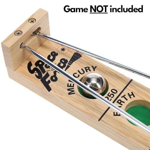 WE Games Replacement Steel Ball for Shoot The Moon Game & Pinball - 1.06 Inch (26.92 mm) Steel Balls, Metal Balls for Table Top Games, Replacement Pieces for Arcade Games - Image 5