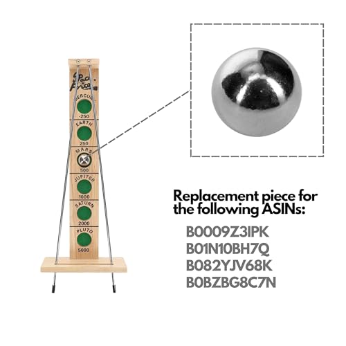 WE Games Replacement Steel Ball for Shoot The Moon Game & Pinball - 1.06 Inch (26.92 mm) Steel Balls, Metal Balls for Table Top Games, Replacement Pieces for Arcade Games - Image 4