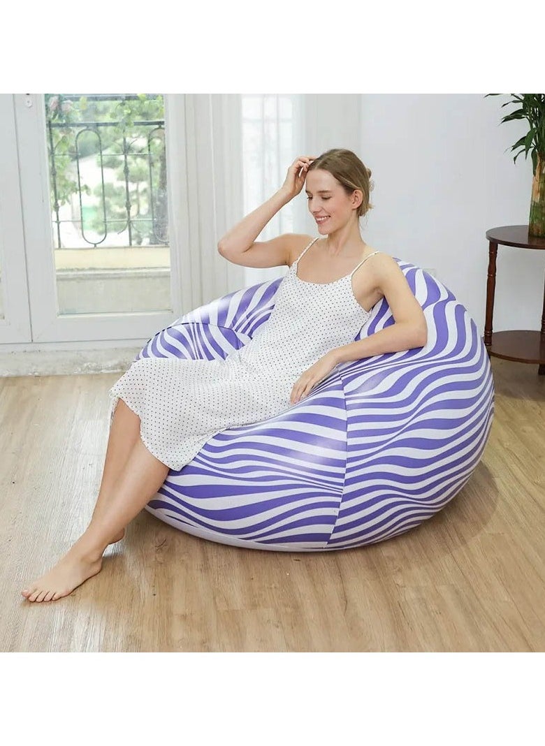 FEND Inflatable Lounge Chair with Air Pump Portable & Stylish Seating for Indoor and Outdoor Use  - Image 2