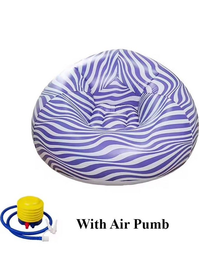 FEND Inflatable Lounge Chair with Air Pump Portable & Stylish Seating for Indoor and Outdoor Use  - Image 4