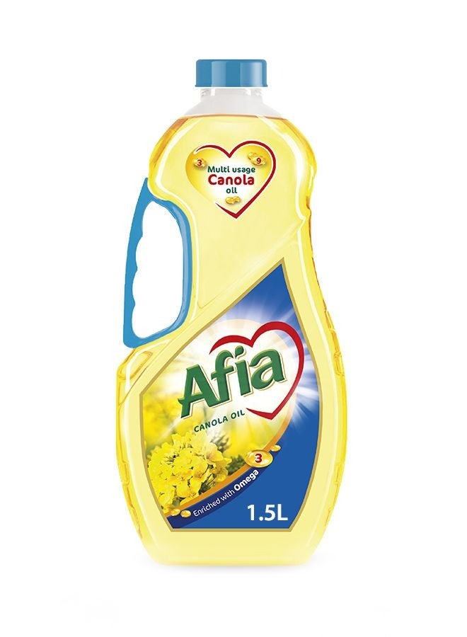 Afia Pure Canola Oil Enriched With Vitamin E 1.5L - Image 1