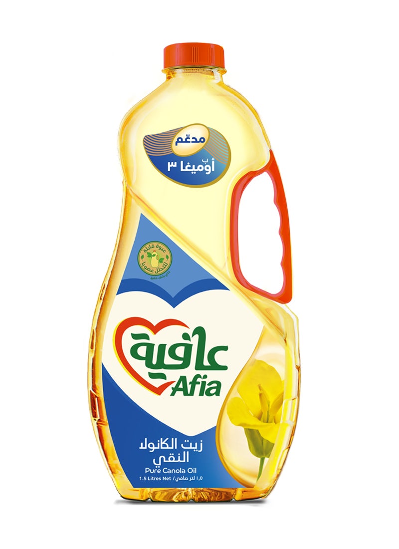 عافية زيت كانولا نقي مدعم بفيتامين E - Image 1