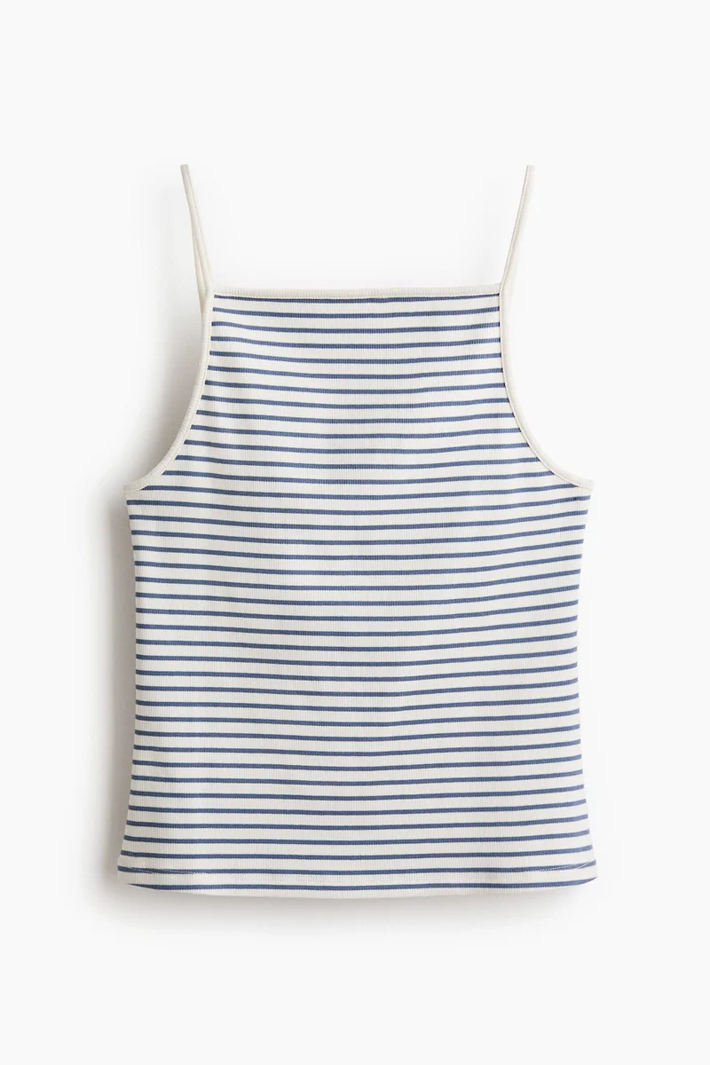 H&M Ribbed strappy top