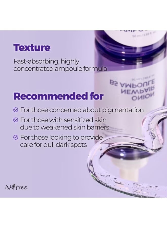 ISNTREE Onion Newpair B5 Ampoule 50ml, 1.69 fl.oz | Blemish and calming care | Mild and watery Formula - Image 5