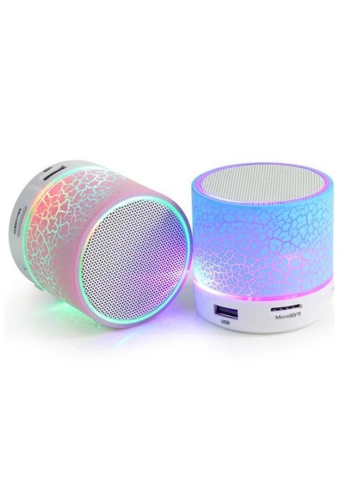Mini S10 Portable Wireless Bluetooth Speaker with Smart LED Light, for MP3 Music Player, SD Card Slot, for All Smartphones  - Image 3