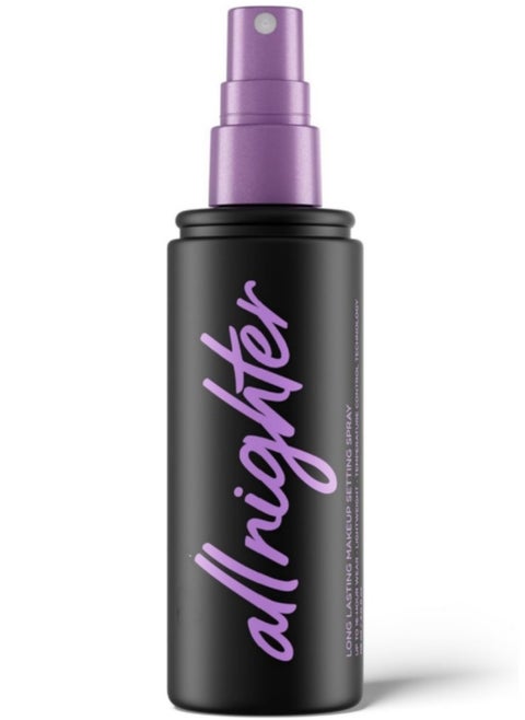 Urban Decay All Nighter Waterproof Makeup Setting Spray for Face (Full Size), Long-lasting Award-winning Finishing Spray for Smudge-proof & Transfer-resistant Makeup, Natural Finish - 4 fl oz