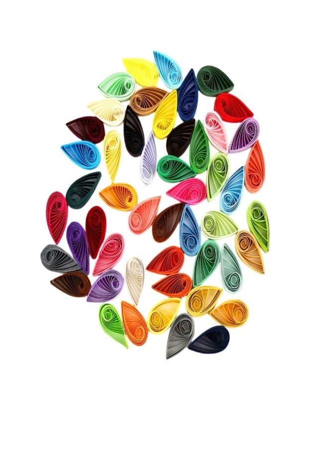 ODETOJOY Multi-Color Paper Quilling Strips Set Amber Saffron Daffodil- 6 Gradient Colors - 21-inch Length - 3mm Width (0.12 in) - DIY Quilling Strips Assortment Crafts Sunflower - Image 4