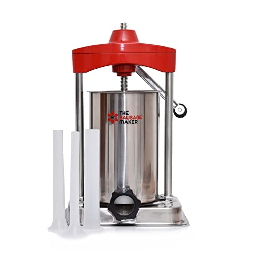 The Sausage Maker - 15 lb. Heavy Duty Vertical Sausage Stuffer - Includes Stuffing Tubes - Metal Gears - Image 1