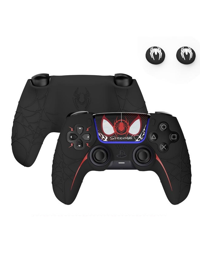 PS5 Controller Case Spider-Man Silicone Case National Tour PS5 Gamepad All-Inclusive Anti-Drop Soft Shell Joystick Cap - Image 1