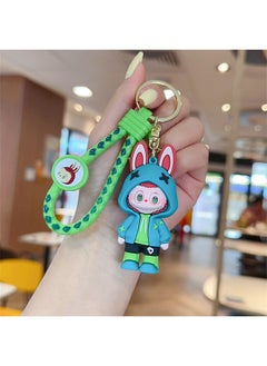 GMORO 4pcs Labubu Keychain Cute Mini LABUBU Keychain  - Image 5