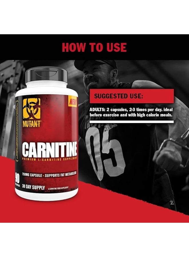 Mutant Core Series L Carnitine Caps 90S - Image 4