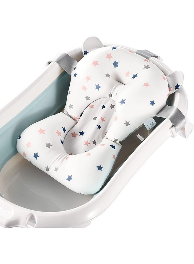Arabest Baby Bath Pad, Adjustable Non-Slip Floating Infant Bath Support Cushion, Baby Bath Pillow for Bathtub, Bath Tub Seat Mat For New Born/Infants Bathing Support | Bath Organizers, 0-12 Months - Image 1