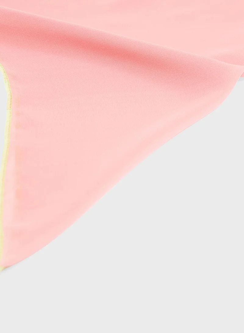 MANGO Contrast Trim Scarf
