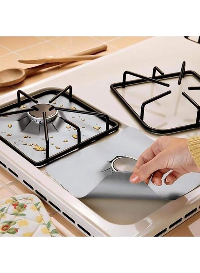 Glass Fiber Gas Stove Protectors Reusable Stove Gas Stove Protector Clean Mat Pad Protection Kitchen Tool