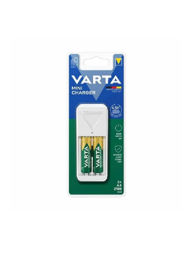 VARTA® MINI CHARGER 2-AA 2100mAh NiMH Battery Charger - pzsku/Z1A1448B2708252FB94F4Z/45/_/1736758487/0c3a668b-f3ab-4692-b12f-ae10395458a6