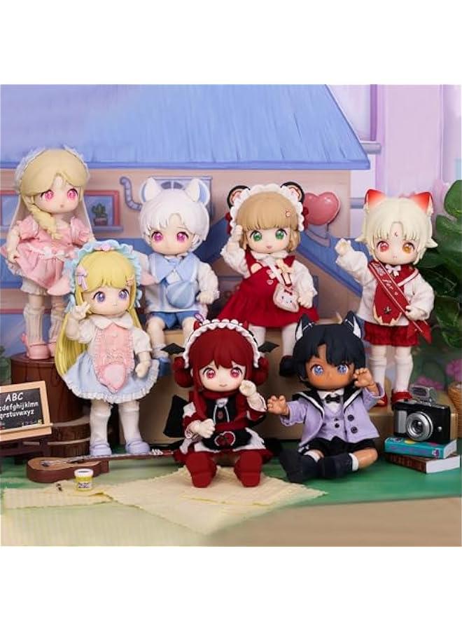 Arabest BJD Dolls Blind Box Figure, Kawaii 1/12 Mechanical Jointed Doll Surprise Toys Mystery Boxes Figures Collectible Action Figure Posable Dress Up Doll for Girls Boys (1 Single Box) - Image 5